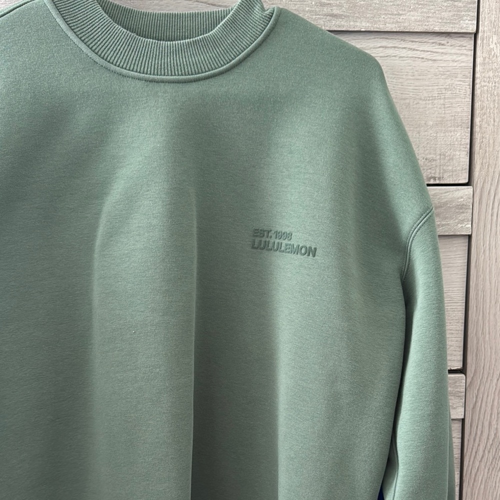 lululemon athletica Green Crewneck Sweater